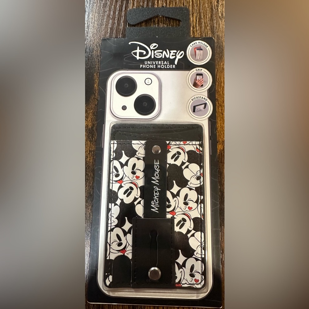 Disney Mickey Mouse Universal Phone Holder (Black) NWT
